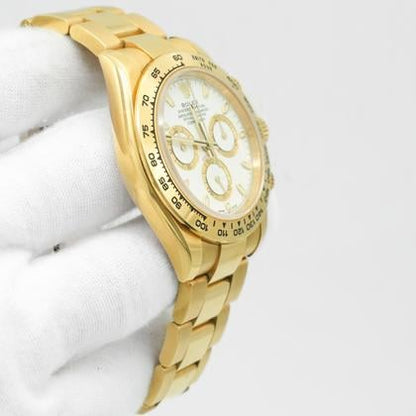 ROLEX DAYTONA CHRONOMASTER DORADO - PRECISIÓN, ESTILO Y PRESENCIA DE ALTO NIVEL