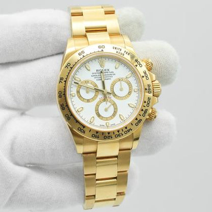 ROLEX DAYTONA CHRONOMASTER DORADO - PRECISIÓN, ESTILO Y PRESENCIA DE ALTO NIVEL