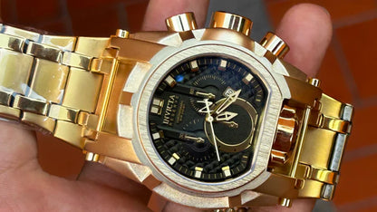 RELOJ INVICTA ZEUS TITANIO DORADO NEGRO - EDICION LIMITADA