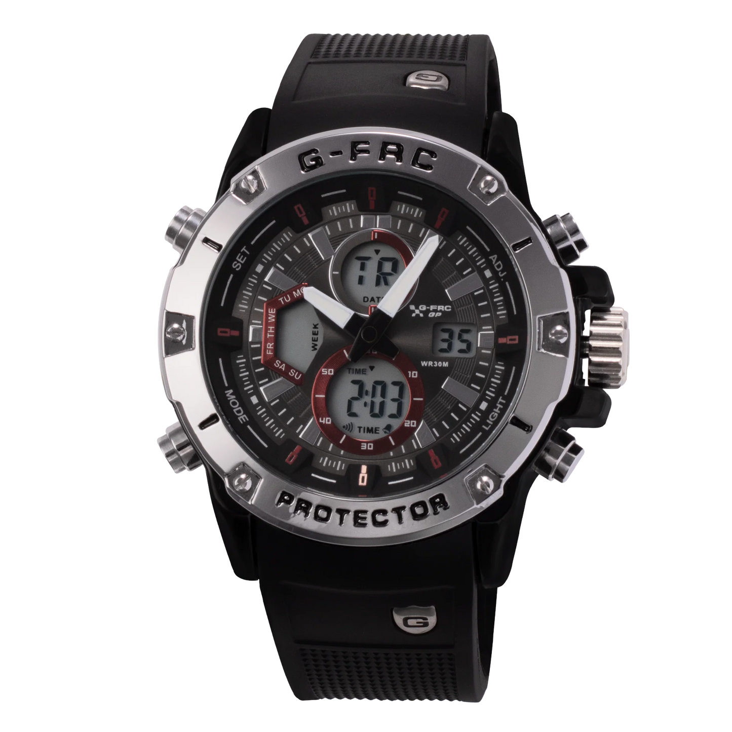 RELOJ G FORCE ORIGINAL DUALTIME - EDICION MOTO GP SUMERGIBLE