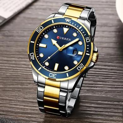 RELOJ CURREN STEEL URBAN 8388 ORIGINAL BICOLOR NEGRO - ELEGANCIA CASUAL PARA EL DIA A DIA