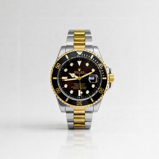 RELOJ ROLEX SUBMARINER PREMIUM INSPIRED BICOLOR NEGRO - SOFISTICACIÓN, ELEGANCIA Y FUNCIONALID
