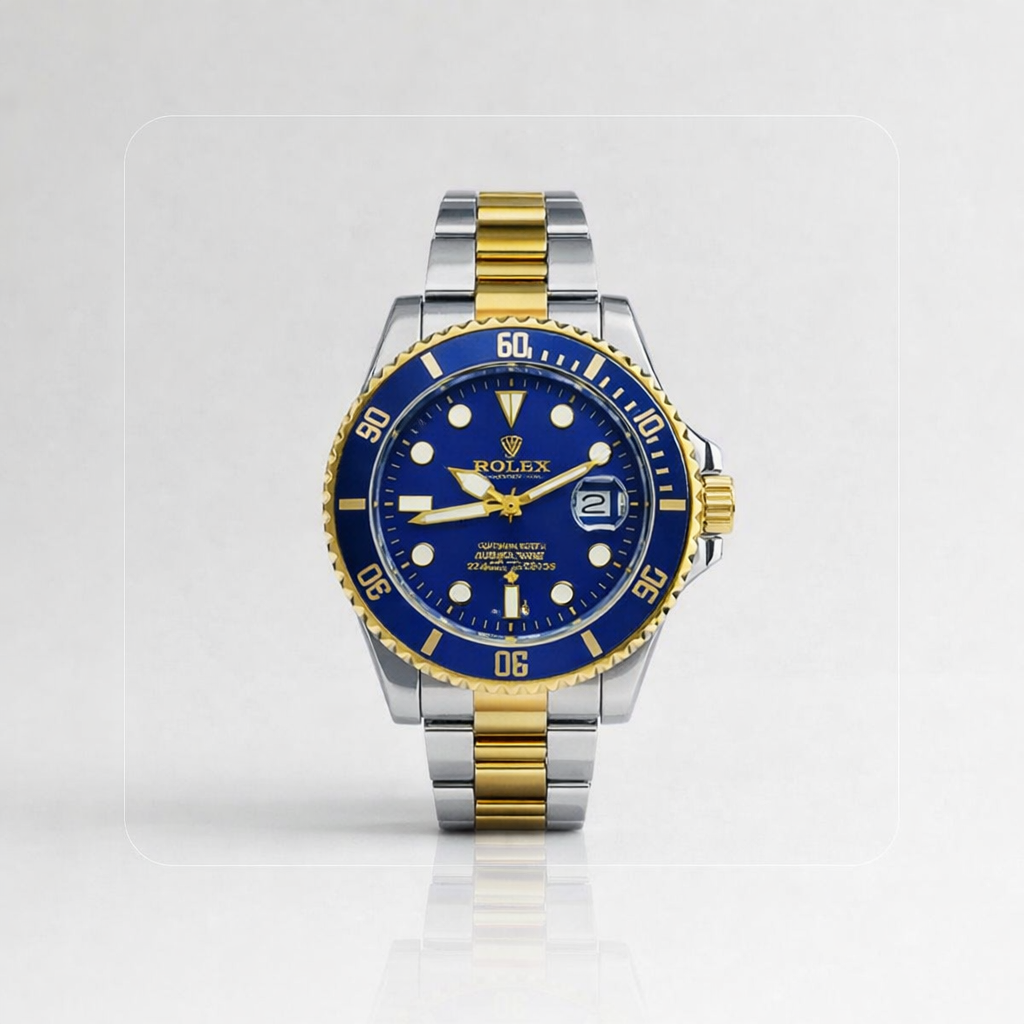RELOJ ROLEX SUBMARINER PREMIUM INSPIRED BICOLOR/AZUL - SOFISTICACIÓN, ELEGANCIA Y FUNCIONALID