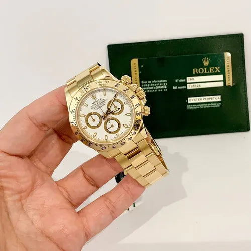 RELOJ ROLEX DAYTONA EDICION ESPECIAL ACERO CHRONOSPORT PLATA - PRESTIGIO EN CADA SEGUNDO
