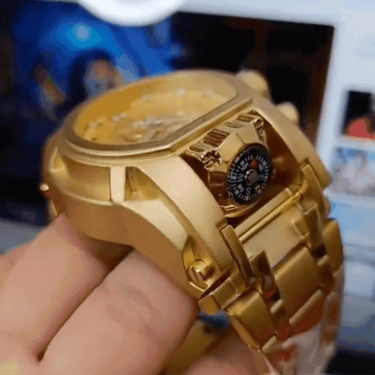 RELOJ INVICTA ZEUS TITANIO DORADO - EDICION LIMITADA