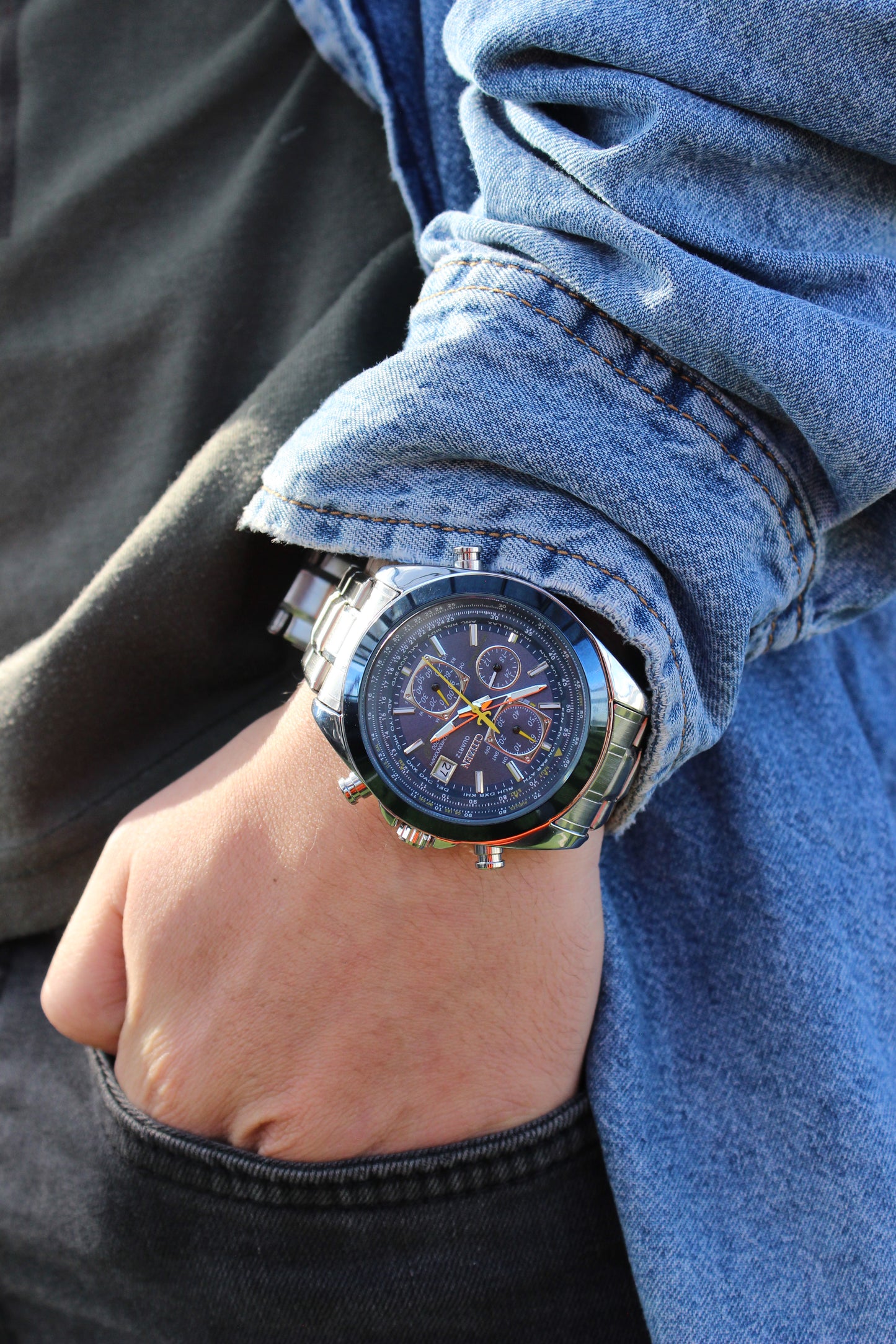RELOJ CITIZEN IMPERIAL CHRONO - ELEGANCIA QUE IMPONE PRESENCIA