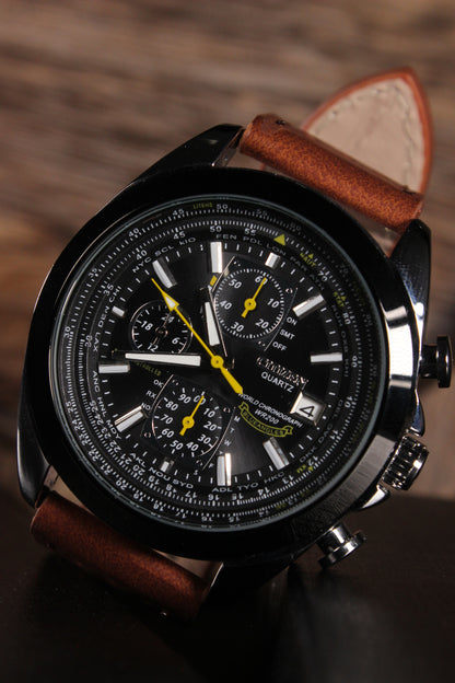 RELOJ CITIZEN IMPERIAL CORREA DE CUERO - ELEGANCIA QUE IMPONE PRESENCIA