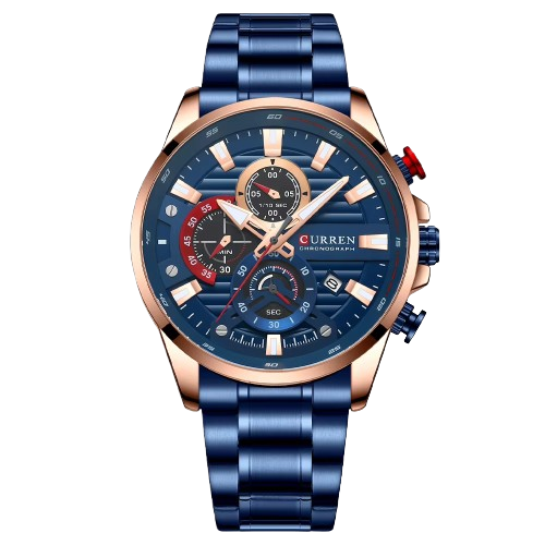 RELOJ CURREN 8415 AZUL COBRE - PRESENCIA QUE IMPONE (ORIGINAL)