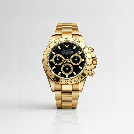 ROLEX DAYTONA CHRONOMASTER DORADO NEGRO - PRECISIÓN, ESTILO Y PRESENCIA DE ALTO NIVEL