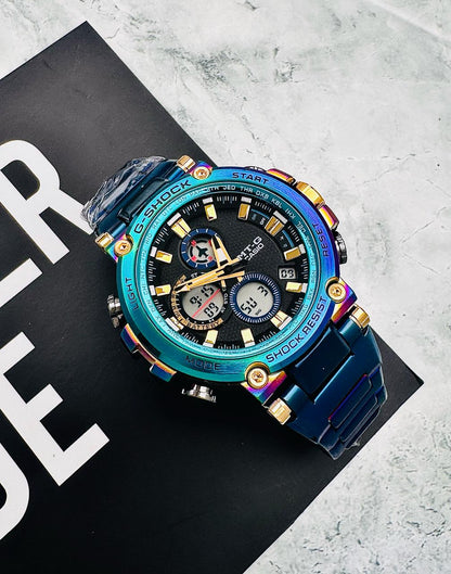 RELOJ CASIO MTG TITAN FORCE TORNASOL - FUERZA Y PRESTIGIO