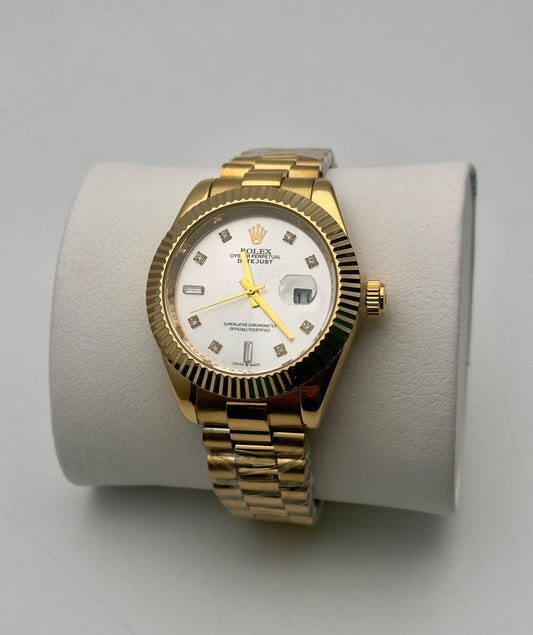 ROLEX NEW PRESIDENCIAL DORADO/FONDO BLANCO - IMPERIAL CLASSIC OYSTER