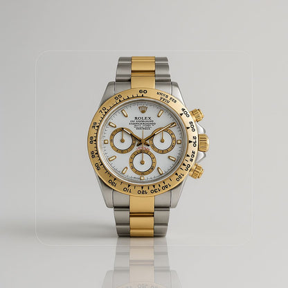 ROLEX DAYTONA ACERO CHRONOSPORT PLATEADO - PRESTIGIO EN CADA SEGUNDO