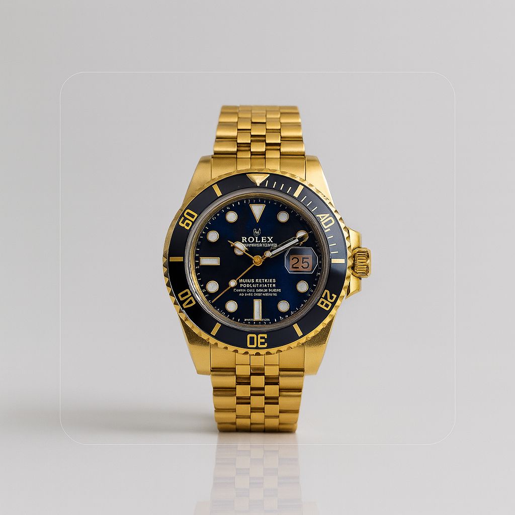 ROLEX SUBMARINER ESTILO PREMIUM DORADO NEGRO - ELEGANCIA ATEMPORAL