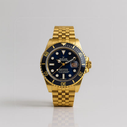 ROLEX SUBMARINER ESTILO PREMIUM DORADO NEGRO - ELEGANCIA ATEMPORAL
