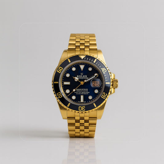 ROLEX SUBMARINER ESTILO PREMIUM DORADO NEGRO - ELEGANCIA ATEMPORAL