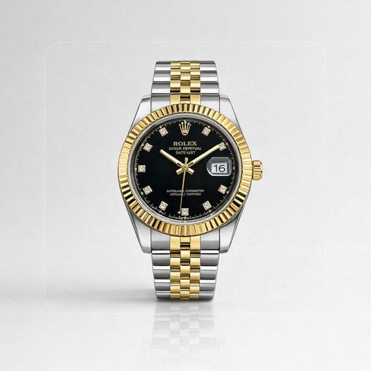ROLEX NEW EDITION DATEJUST PRESIDENCIAL BICOLOR NEGRO - EL RELOJ QUE TRANSFORMA TU PRESENCIA EN SEGUNDOS