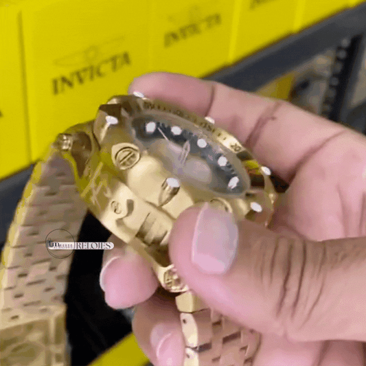 RELOJ INVICTA VENOM CHRONOS FUNCIONALES DORADO - PARA UN ESTILO PROFESIONAL Y DEPORTIVO