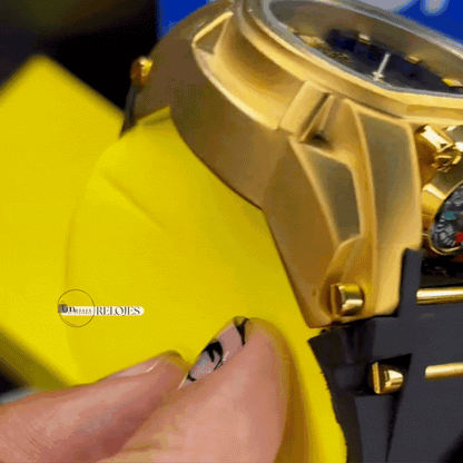 RELOJ INVICTA BOLT GOMA EDITION NEGRO - IMPONENTE Y MODERNO