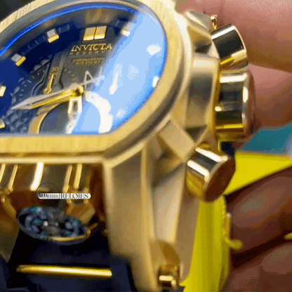 RELOJ INVICTA BOLT GOMA EDITION NEGRO - IMPONENTE Y MODERNO