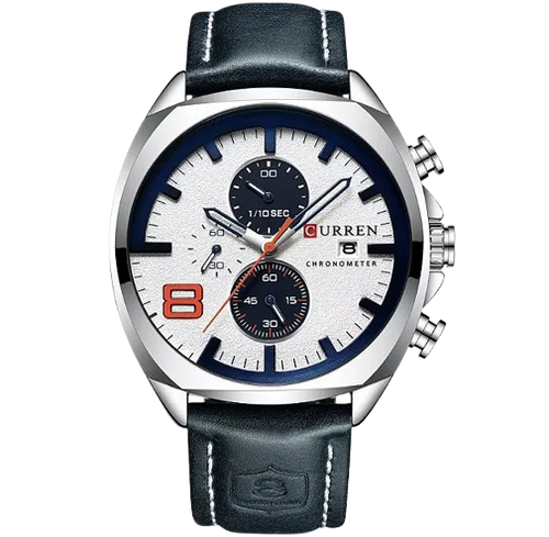 RELOJ CURREN 8324 FONDO BLANCO - ELEGANCIA, PRECISIÓN Y PRESENCIA (ORIGINAL)