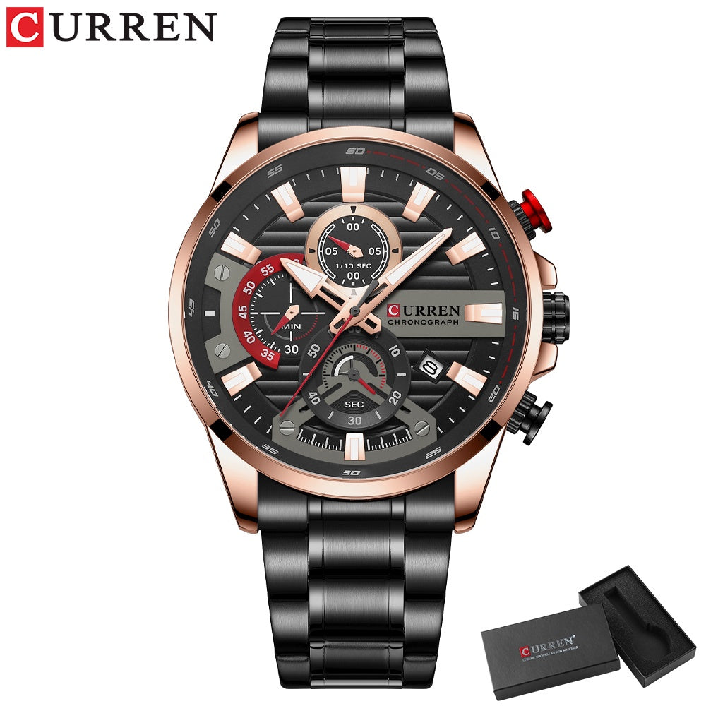 RELOJ CURREN EXECUTIVE 8415 NEGRO COBRE - ELEGANCIA QUE IMPONE PRESENCIA (ORIGINAL)