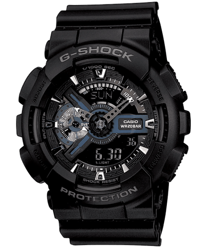 CASIO G SHOCK GA 110 NEGRO GRIS - RESISTENCIA Y ESTILO EN UN SOLO RELOJ