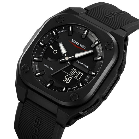 SKMEI 2328 ORIGINAL NEGRO - ANÁLOGO + DIGITAL EN UN SOLO RELOJ