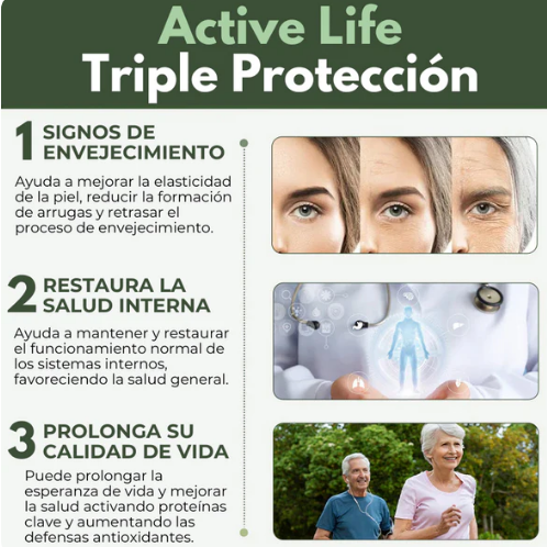 ACTIVELIFE® NAD + DE ALTA PUREZA - EL SECRETO DE LA JUVENTUD Y LONGEVIDAD