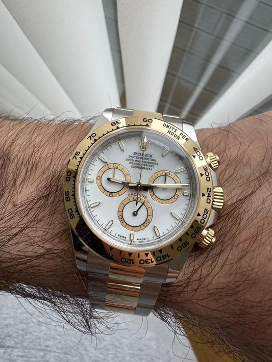 ROLEX DAYTONA ACERO CHRONOSPORT BICOLOR - PRESTIGIO EN CADA SEGUNDO