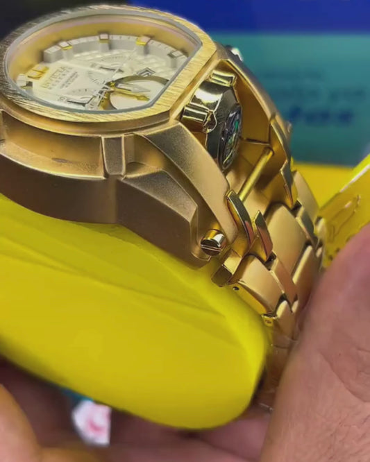 RELOJ INVICTA ZEUS TITANIO DORADO - EDICION LIMITADA